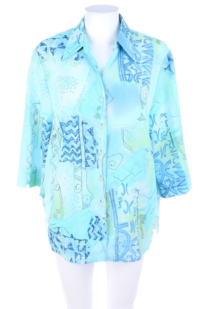 Carou VINTAGE Hemd-Bluse mit 3/4-Ärmel