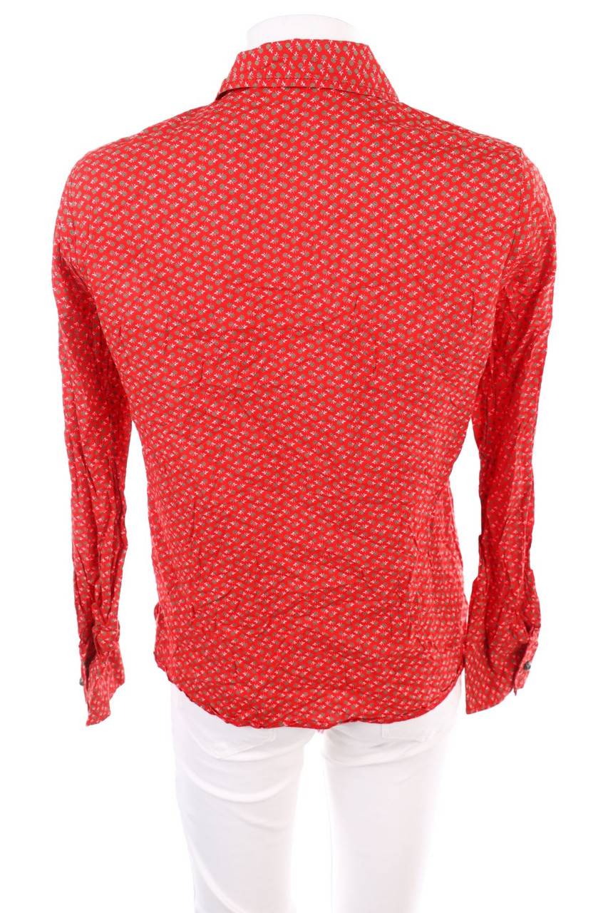 Carou VINTAGE Hemd-Bluse Mit Blumen-Print