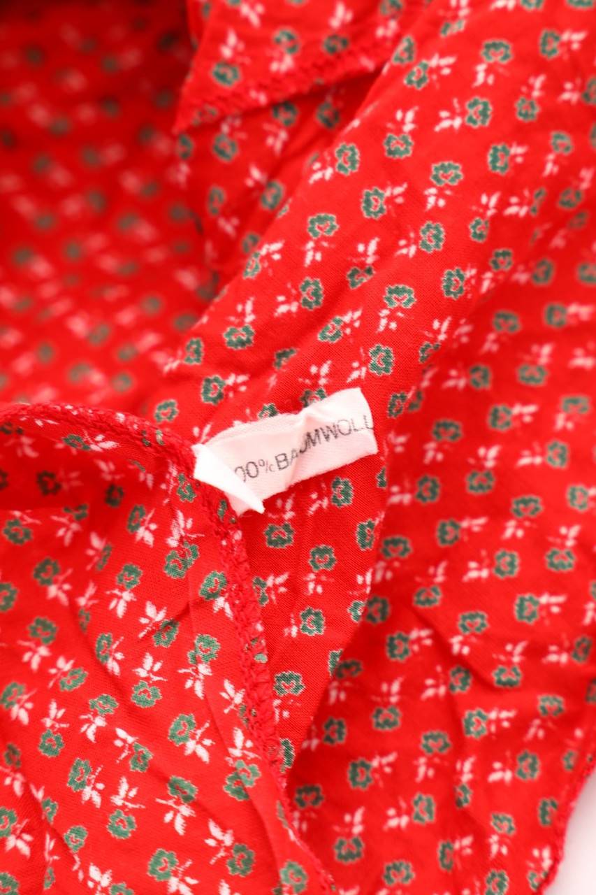 Carou VINTAGE Hemd-Bluse Mit Blumen-Print