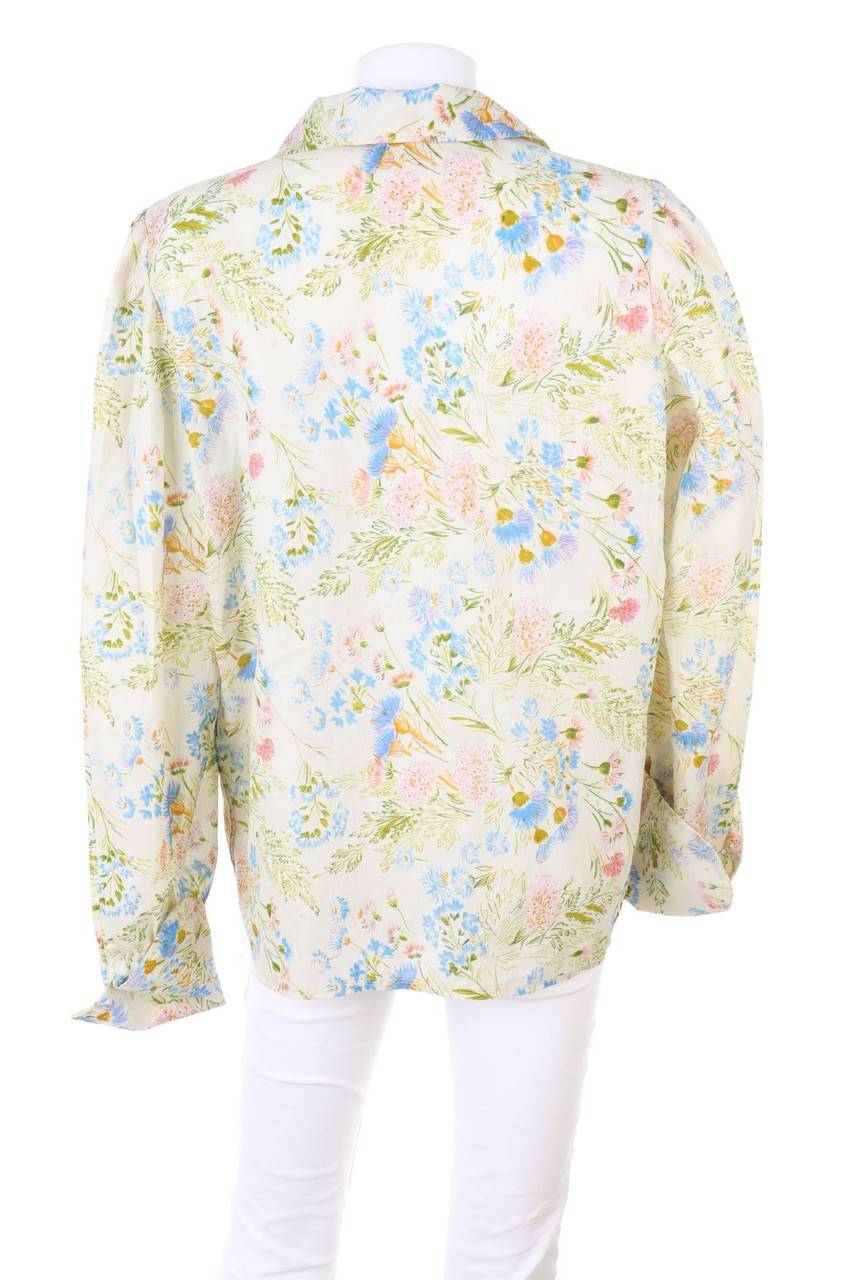 Carou VINTAGE Hemd-Bluse Mit Blumen-Print