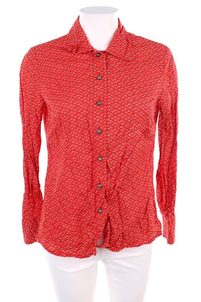 Carou VINTAGE Hemd-Bluse mit Blumen-Print