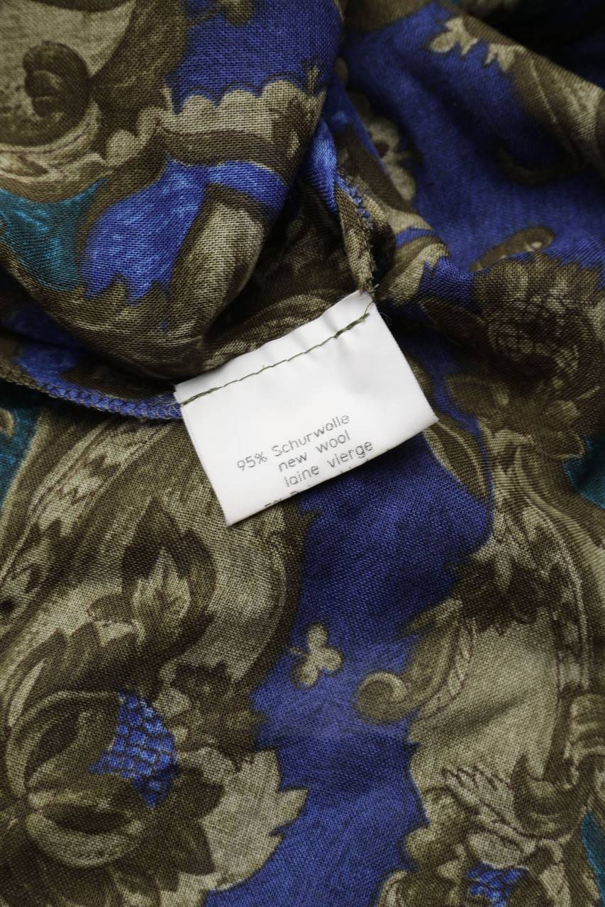 Carou VINTAGE Hemd-Bluse Mit Floralem Muster