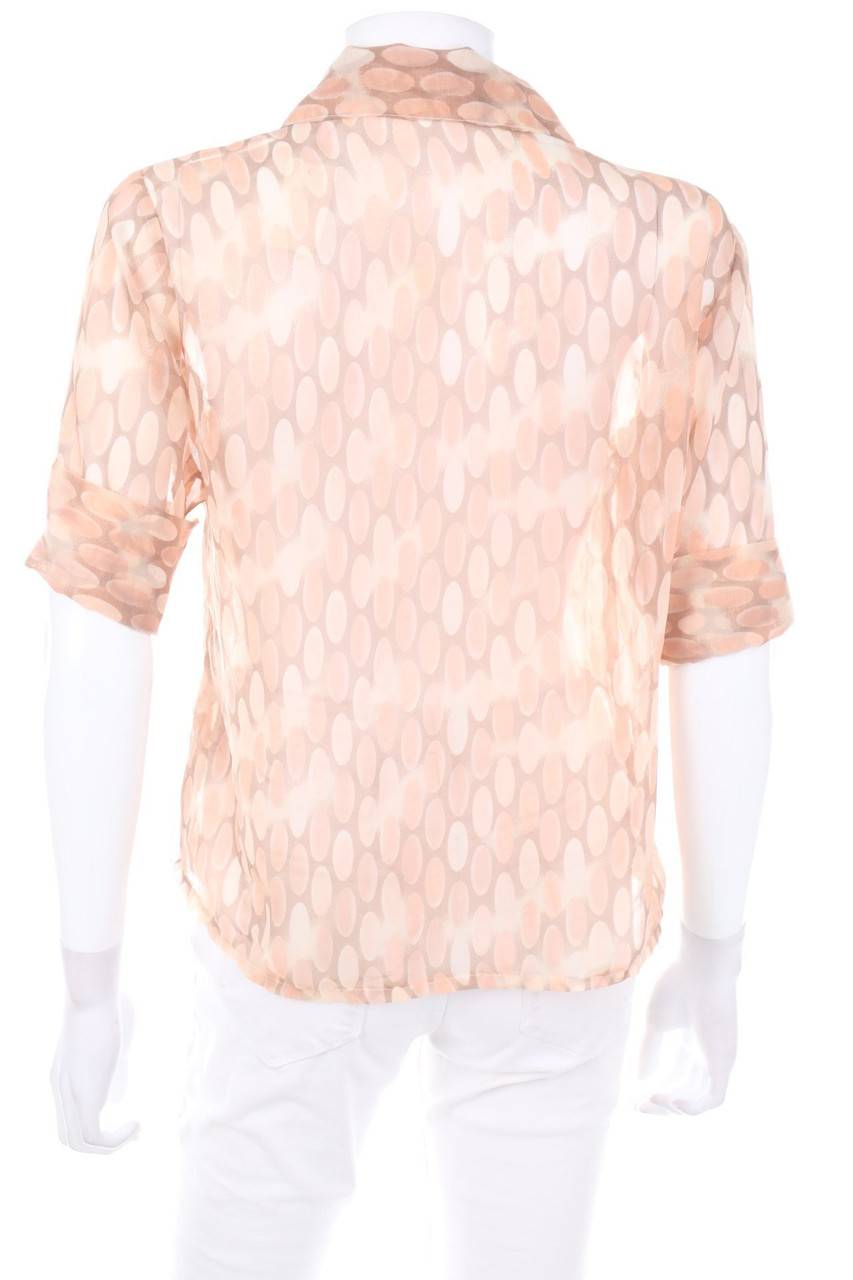 Carou VINTAGE Hemd-Bluse Mit Kurzem Ärmel