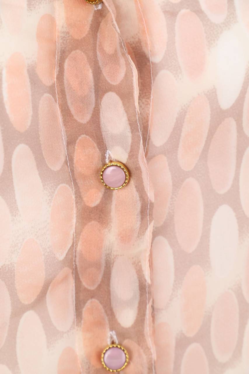 Carou VINTAGE Hemd-Bluse Mit Kurzem Ärmel