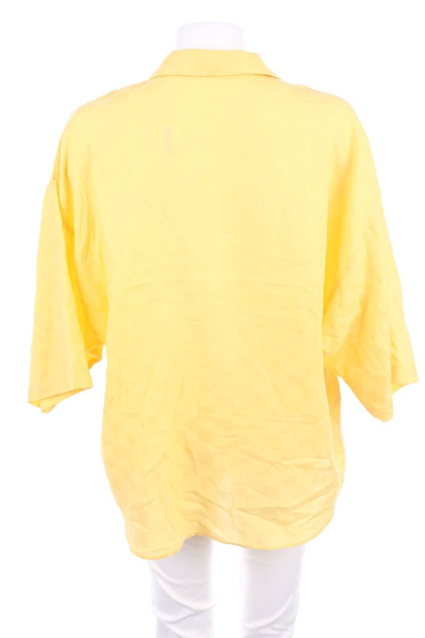 Carou VINTAGE Hemd-Bluse Mit Kurzem Ärmel