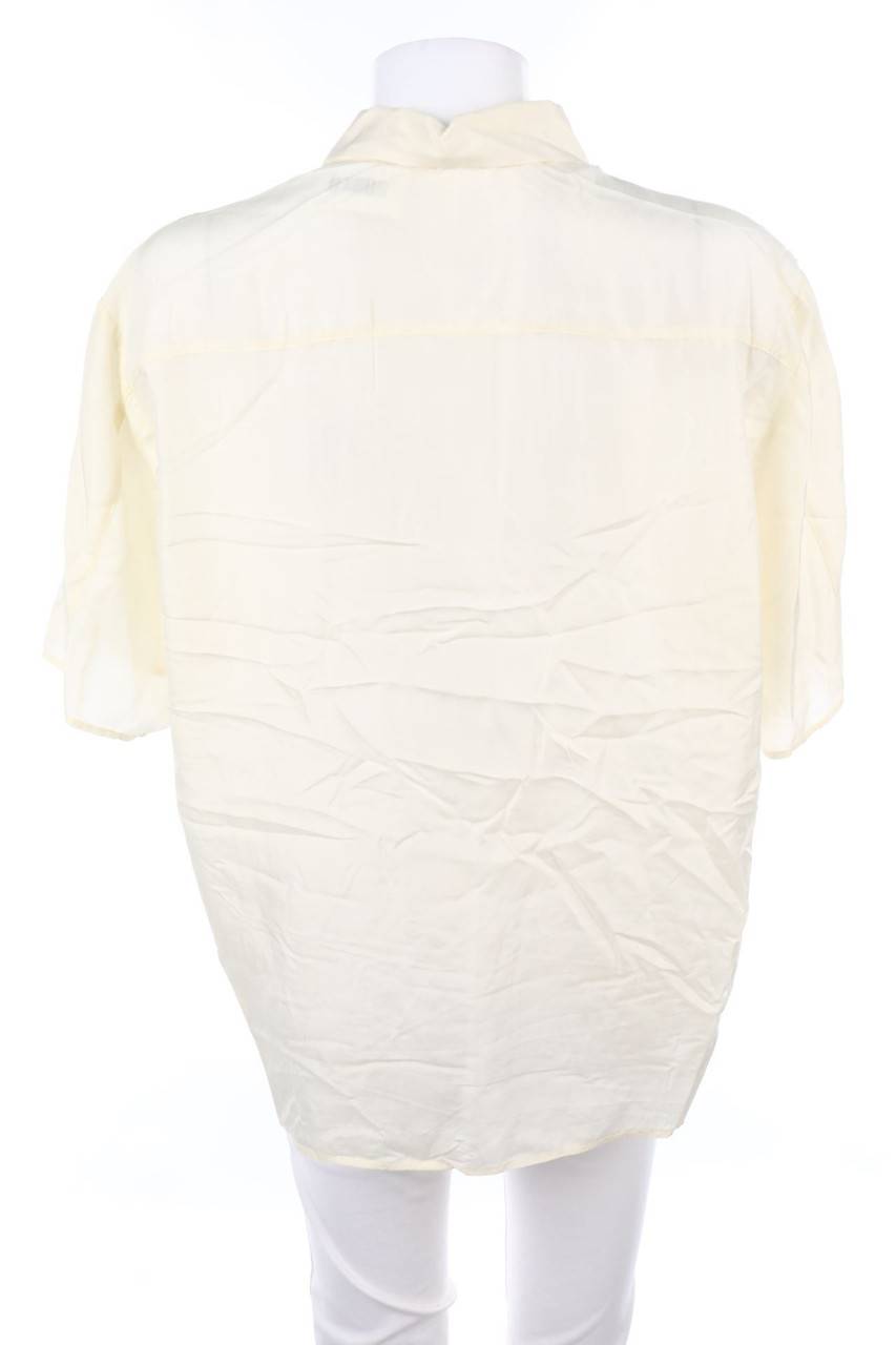 Carou VINTAGE Hemd-Bluse Mit Kurzem Ärmel