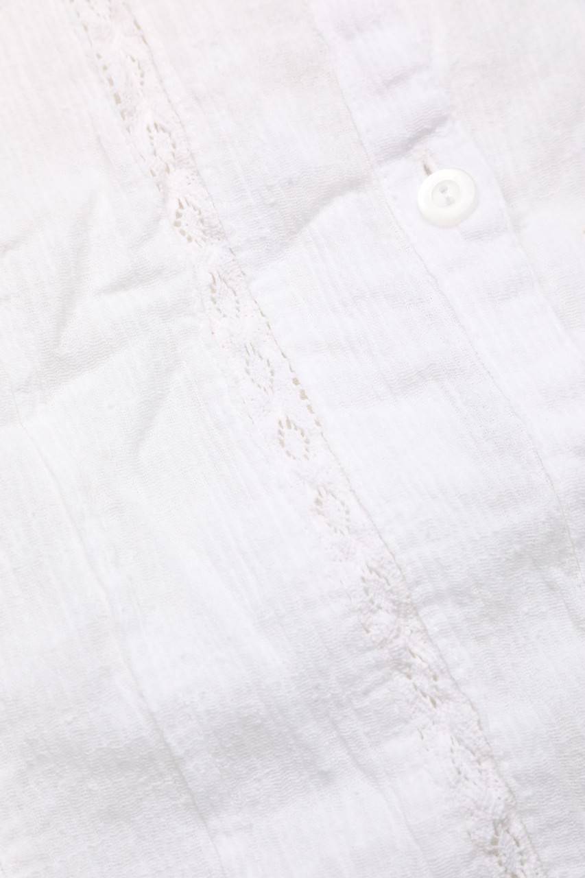 Carou VINTAGE Hemd-Bluse Mit Kurzem Ärmel