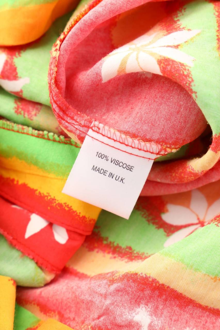 Carou VINTAGE Hemd-Bluse Mit Kurzem Ärmel