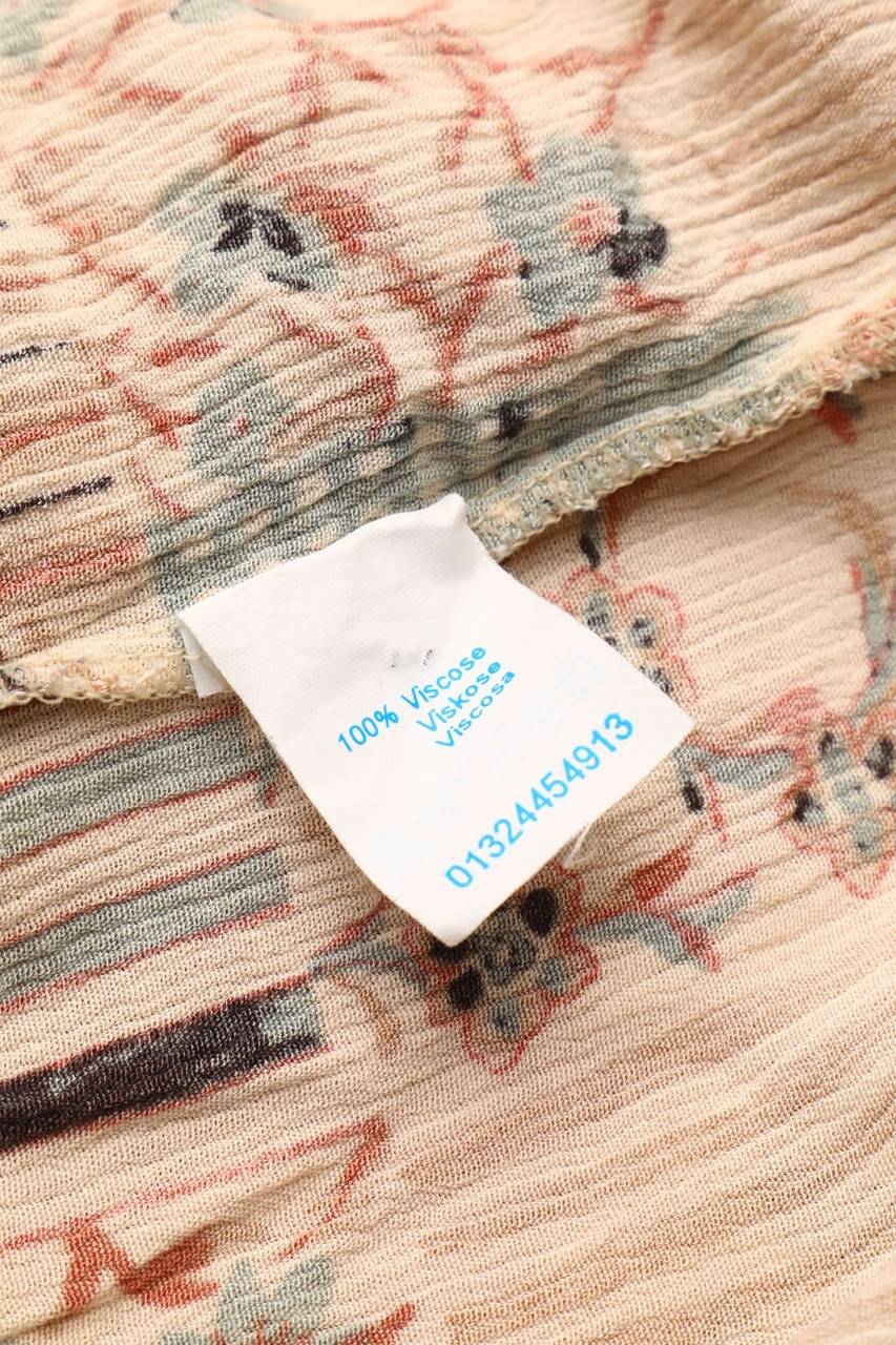 Carou VINTAGE Hemd-Bluse Mit Kurzem Ärmel