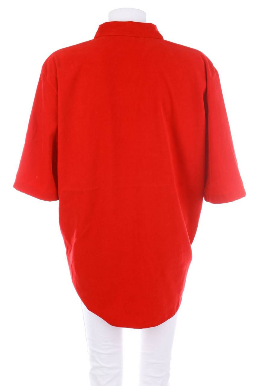 Carou VINTAGE Hemd-Bluse Mit Kurzem Ärmel