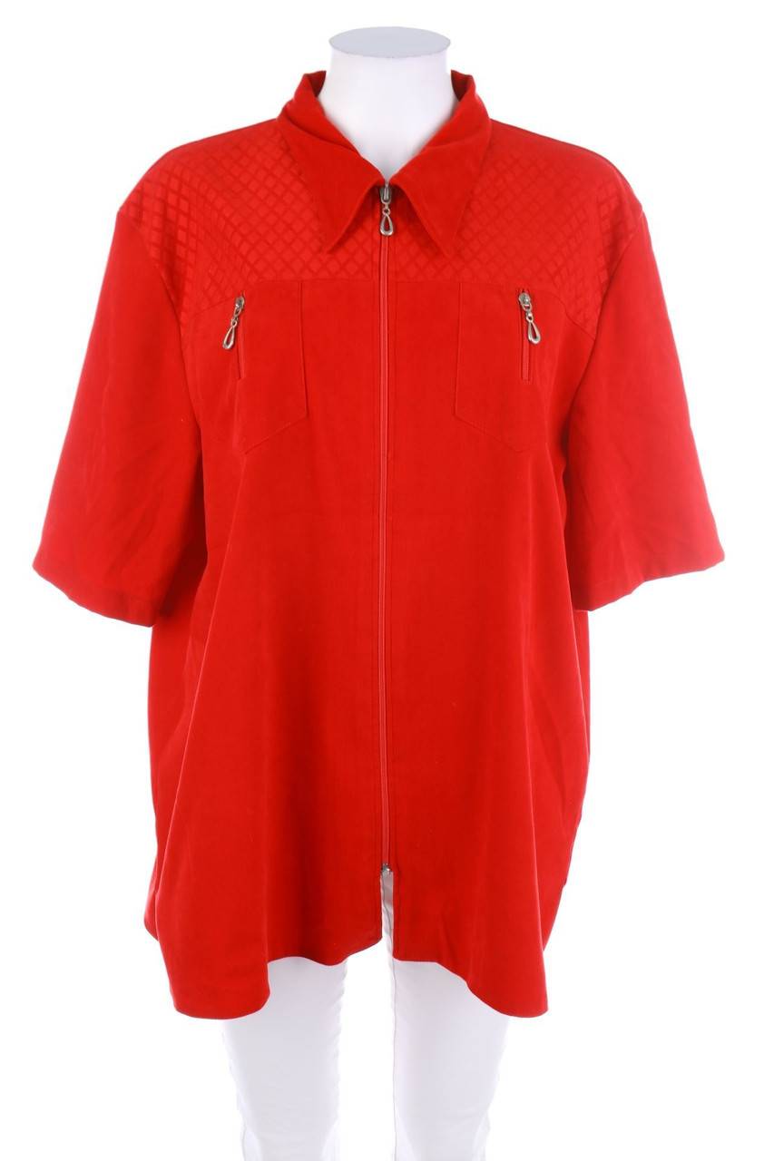 Carou VINTAGE Hemd-Bluse mit kurzem Ärmel