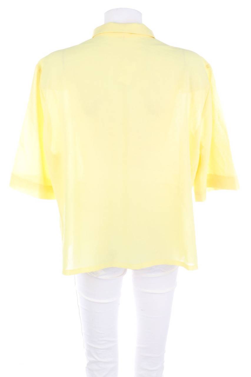 Carou VINTAGE Hemd-Bluse Mit Kurzem Ärmel