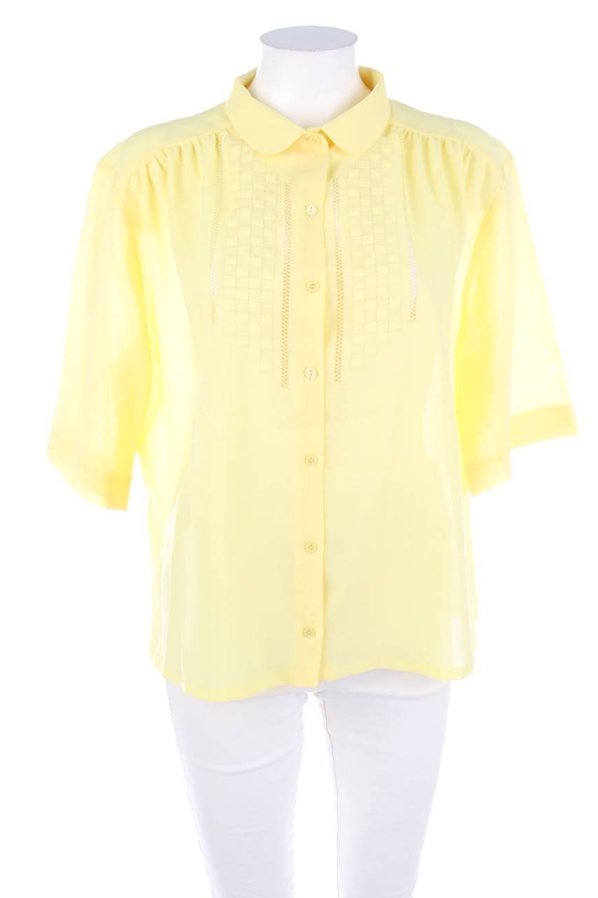 Carou VINTAGE Hemd-Bluse mit kurzem Ärmel