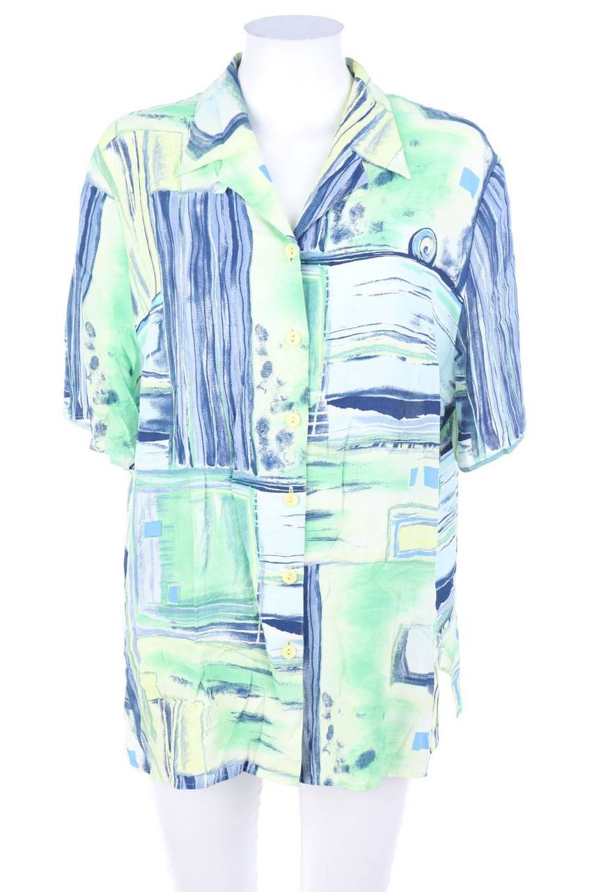 Carou VINTAGE Hemd-Bluse mit kurzem Ärmel