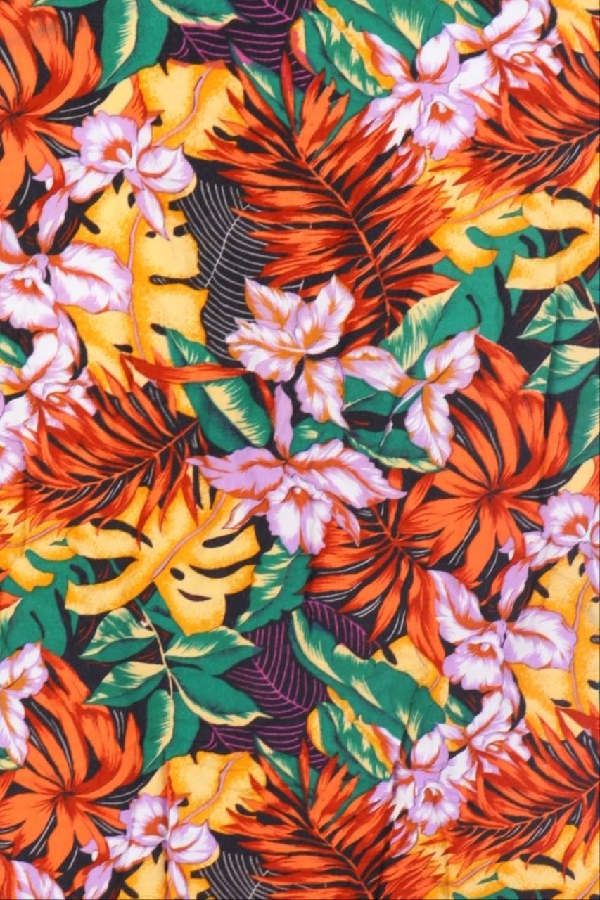 Carou VINTAGE Hemd-Bluse Mit Kurzem Ärmel