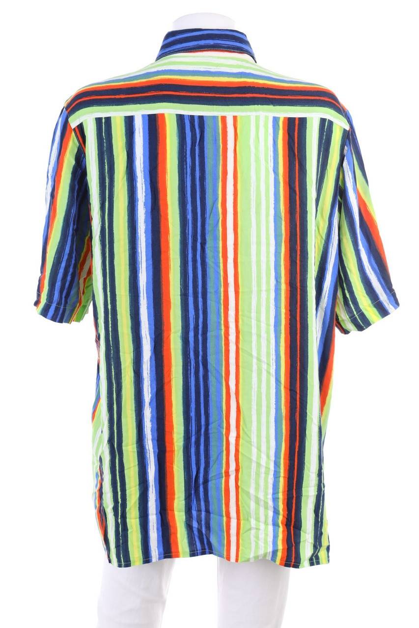 Carou VINTAGE Hemd-Bluse Mit Kurzem Ärmel