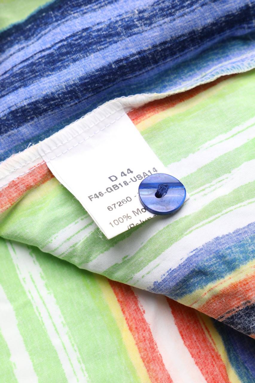 Carou VINTAGE Hemd-Bluse Mit Kurzem Ärmel