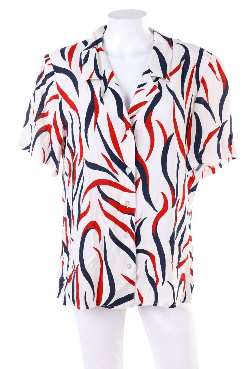 Carou VINTAGE Hemd-Bluse mit kurzem Ärmel