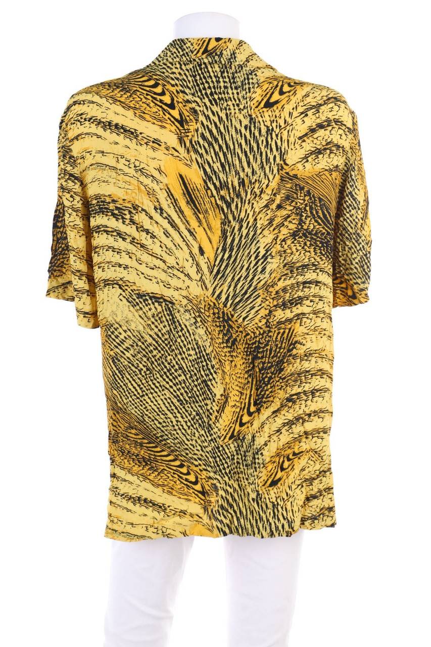 Carou VINTAGE Hemd-Bluse Mit Kurzem Ärmel