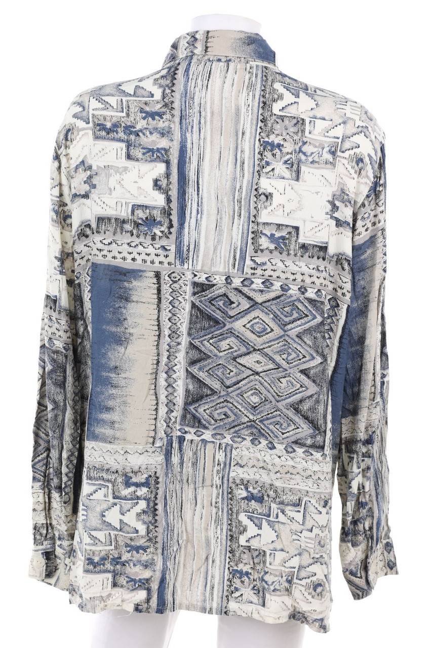 Carou VINTAGE Hemd-Bluse Mit Print