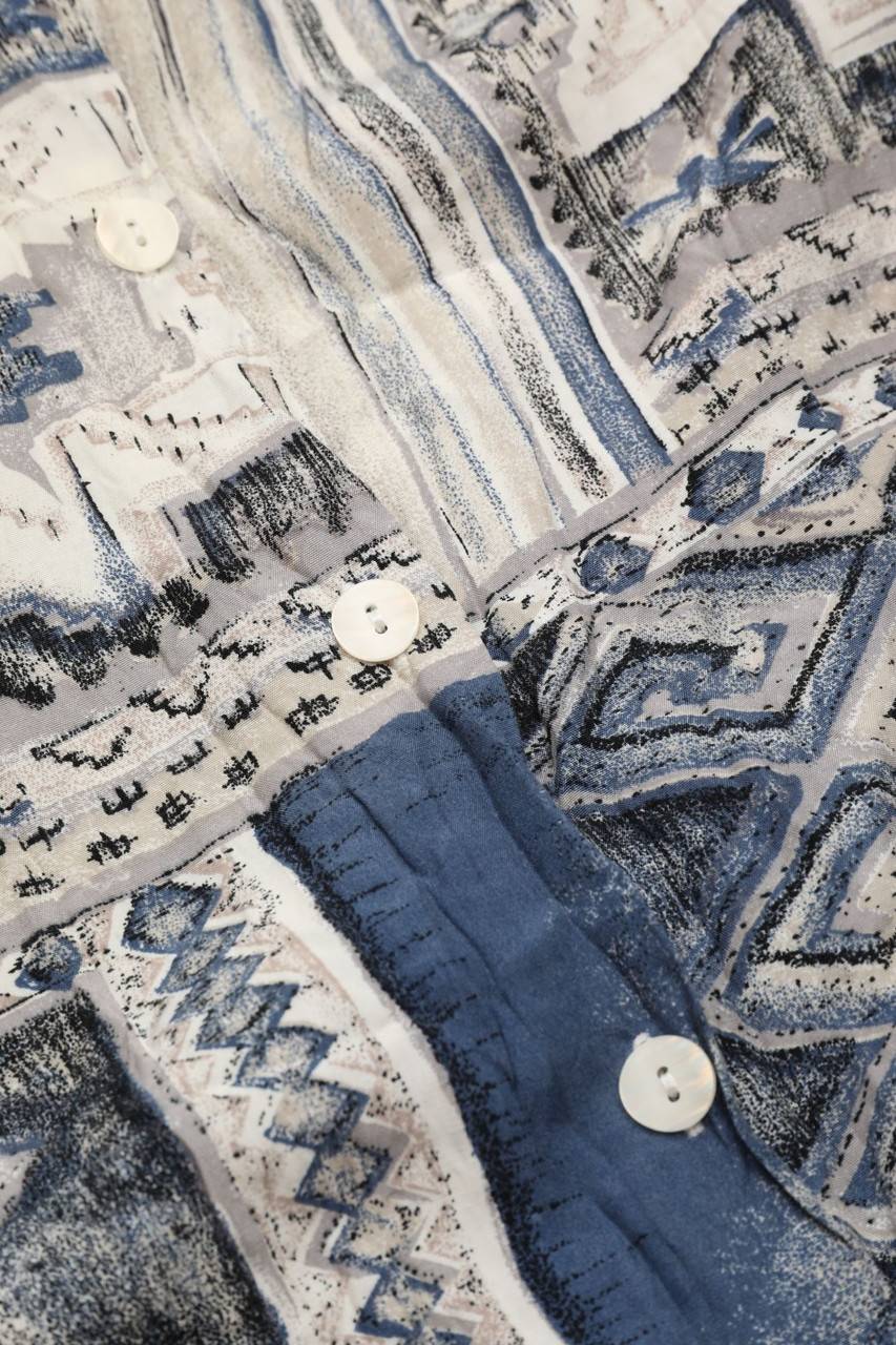 Carou VINTAGE Hemd-Bluse Mit Print