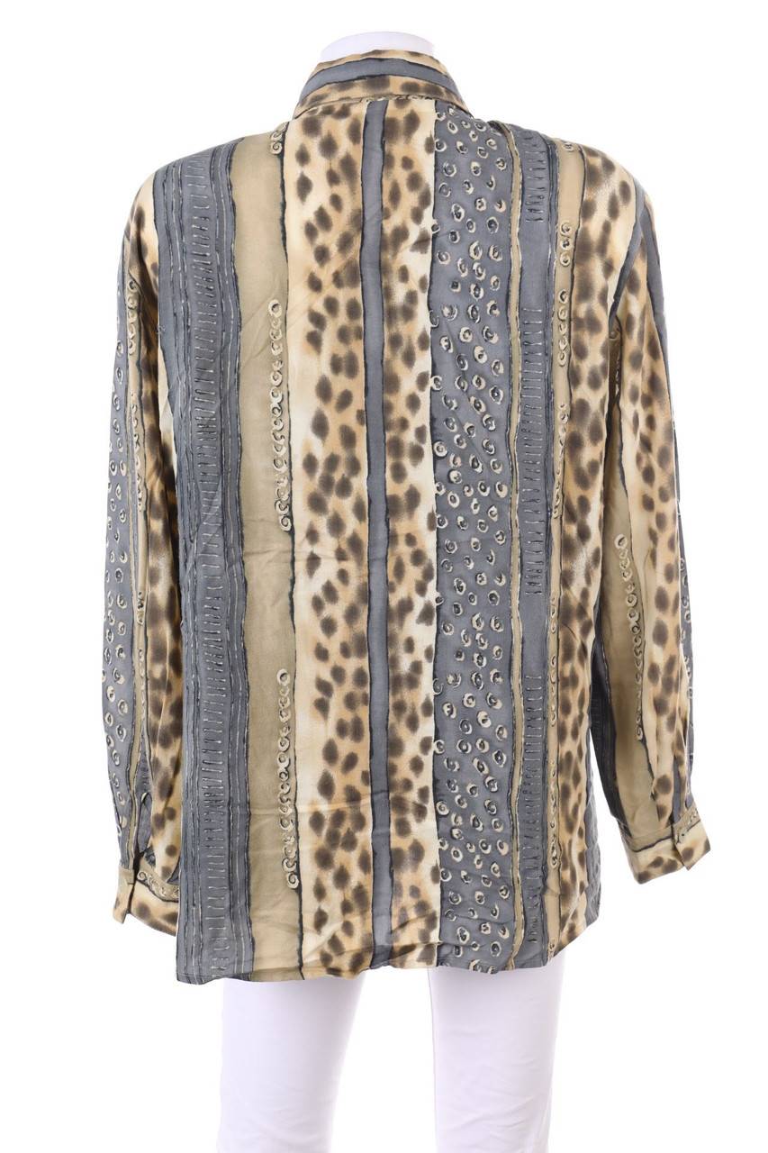 Carou VINTAGE Hemd-Bluse Mit Print