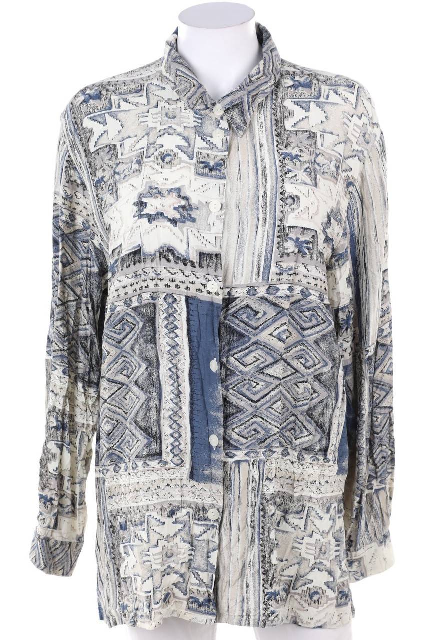 Carou VINTAGE Hemd-Bluse mit Print