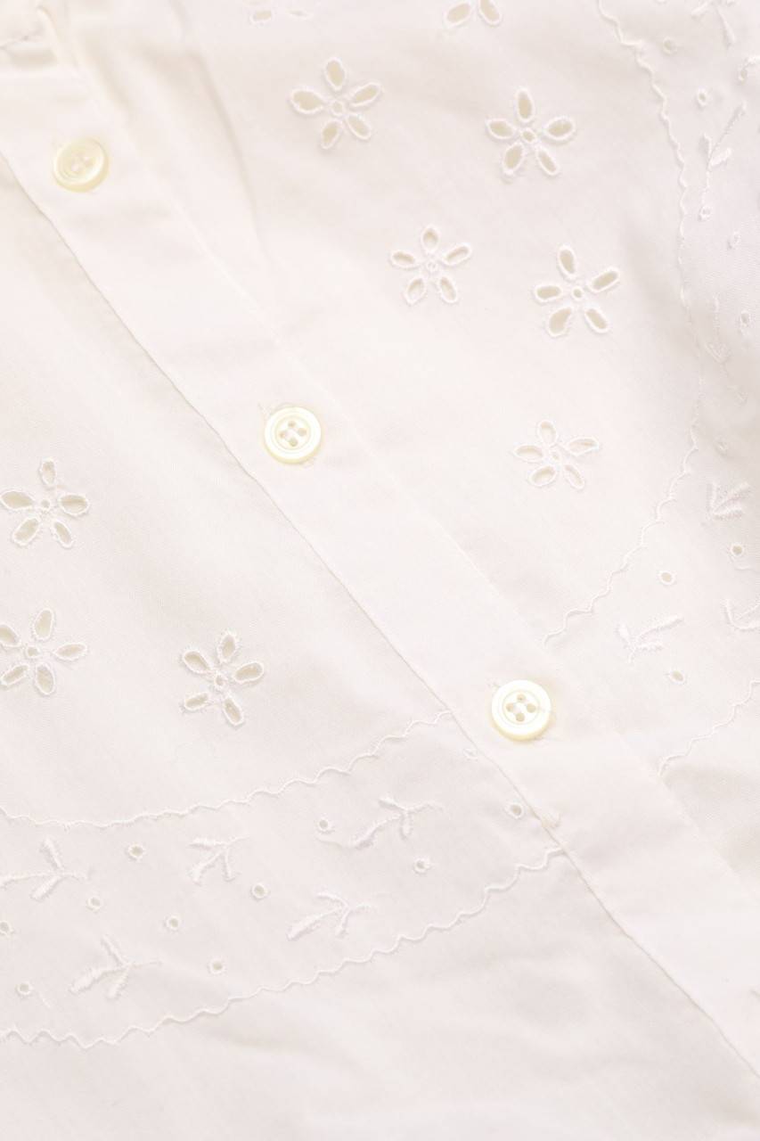 Carou VINTAGE Hemd-Bluse Mit Stickereien