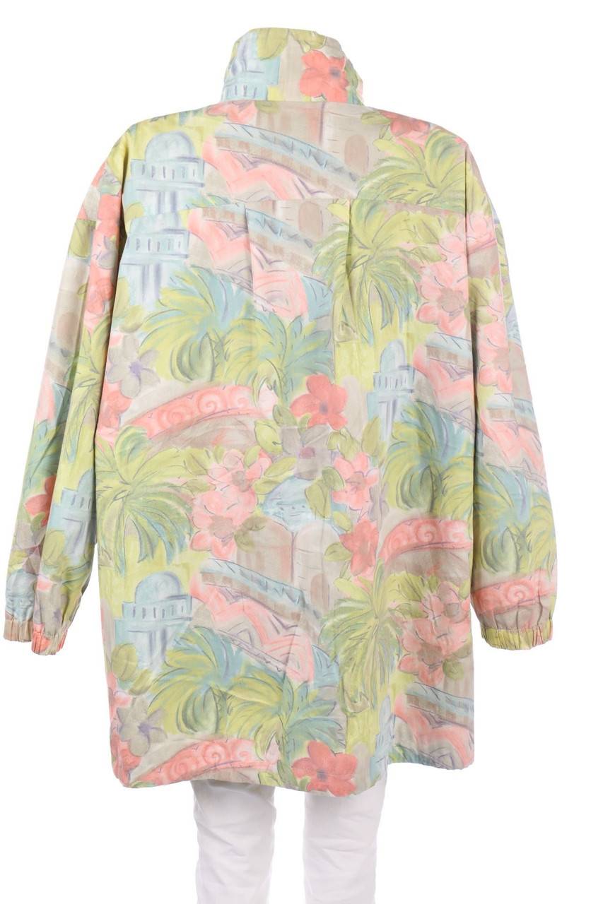 Carou VINTAGE Jacke Mit Blumen-Print