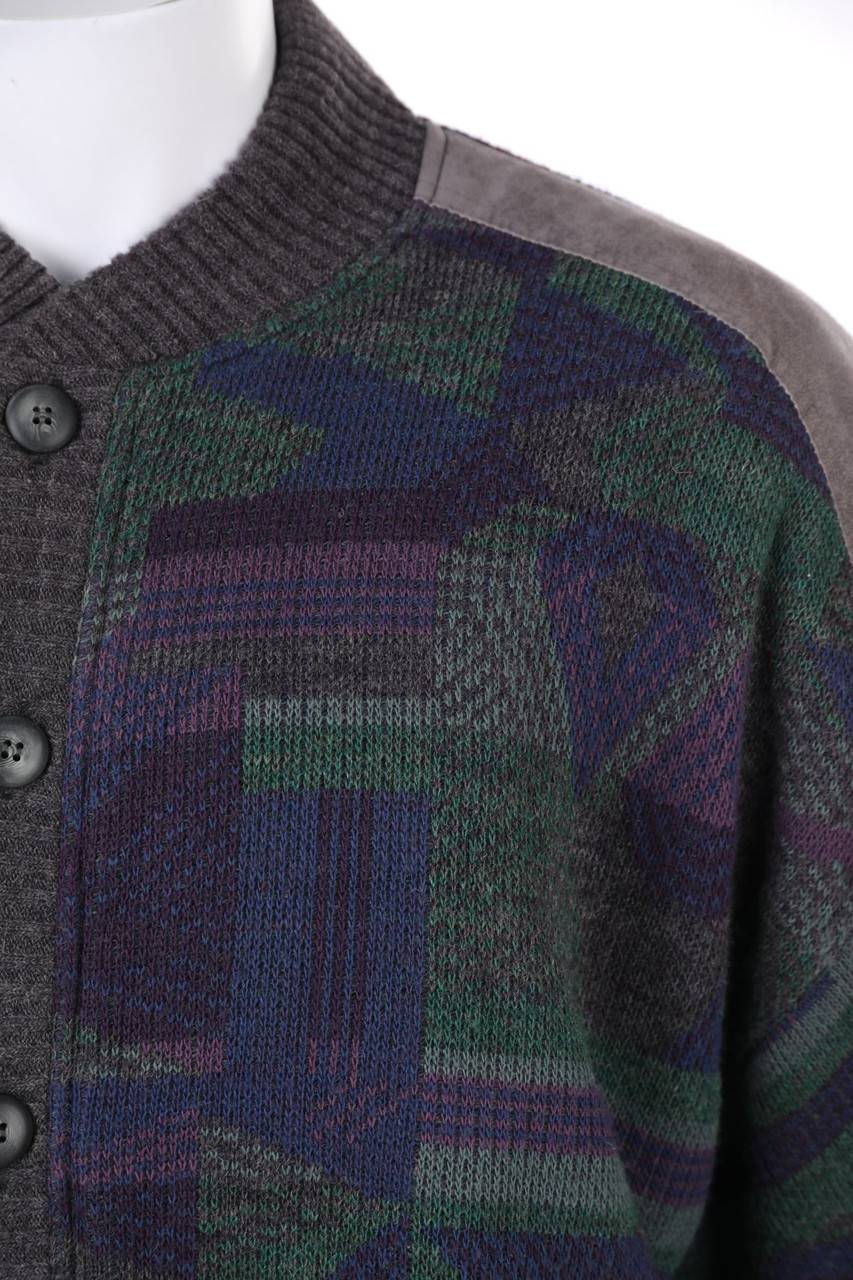 Carou VINTAGE Jacke Mit Muster Aus Woll-Mix