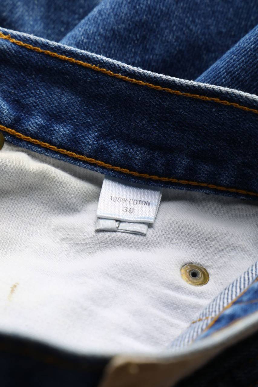 Carou VINTAGE Jeansrock Mit Schlitz