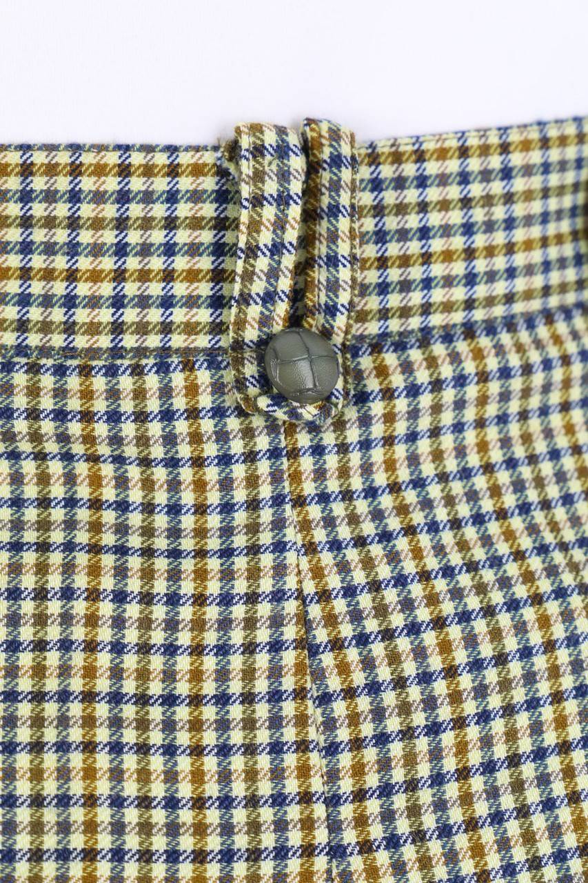 Carou VINTAGE Karo-Hose Mit Wolle