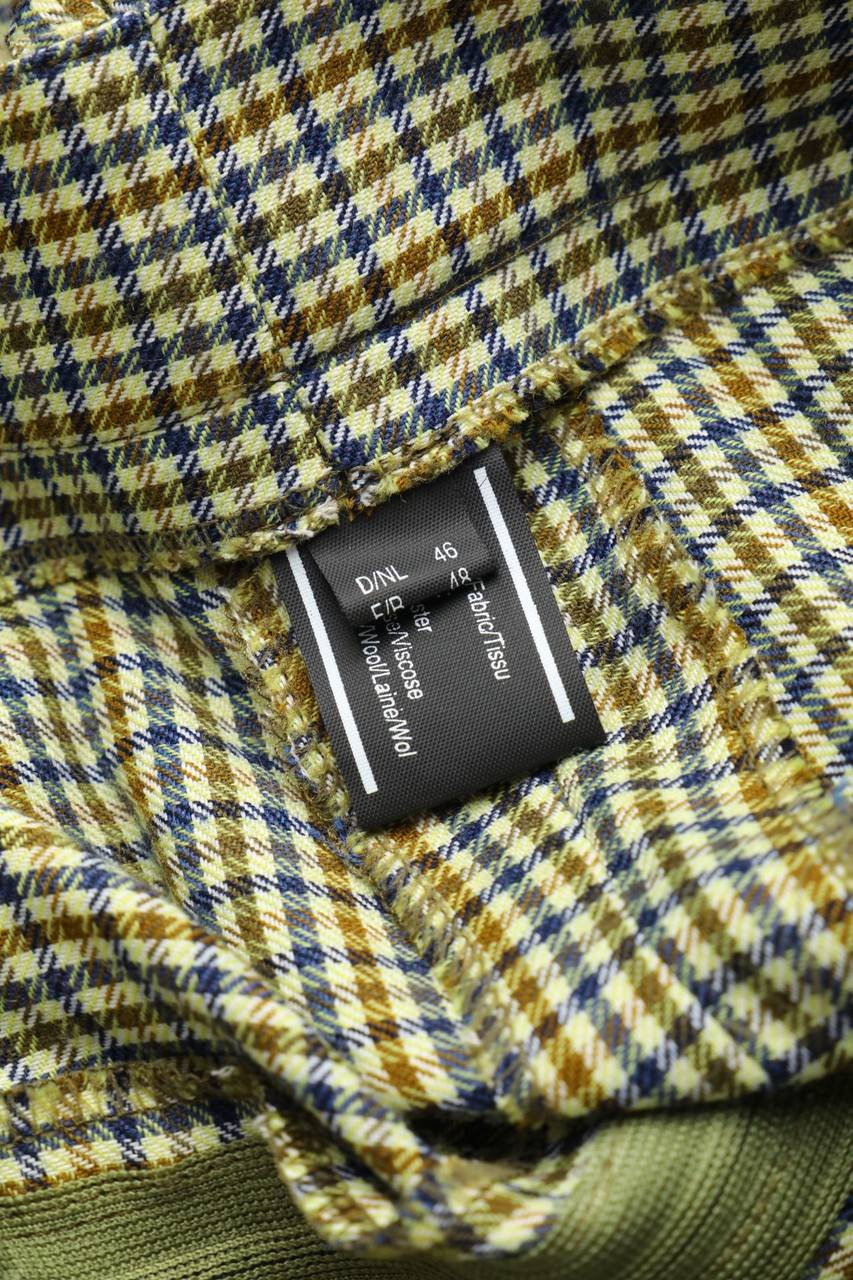 Carou VINTAGE Karo-Hose Mit Wolle