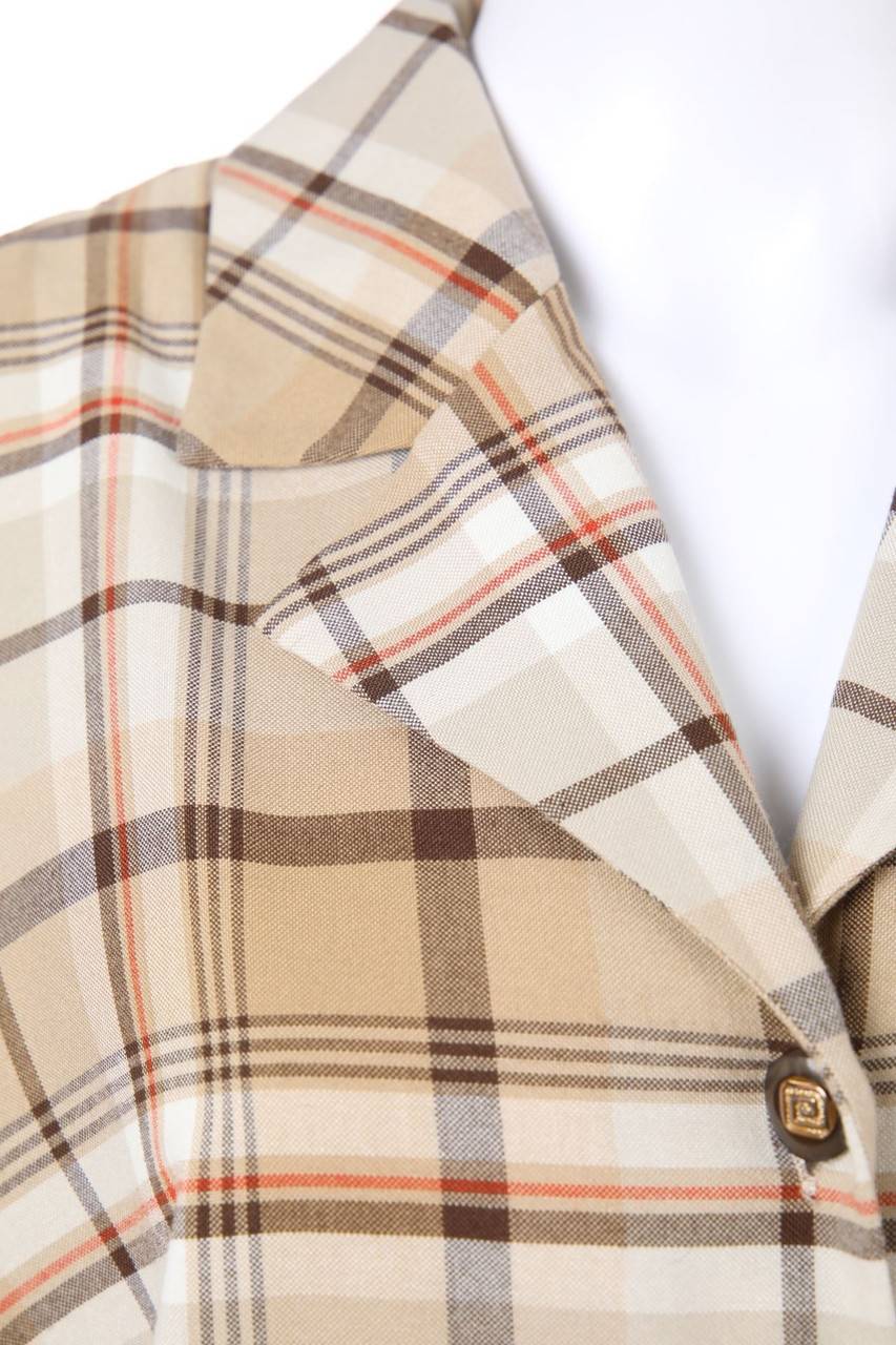 Carou VINTAGE Karo-Vintage-Kleid Mit Gürtel