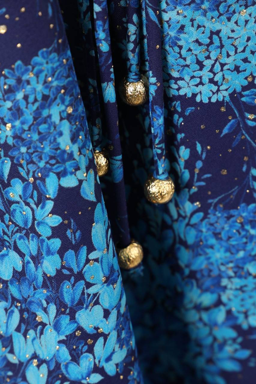 Carou VINTAGE Kleid Mit Blumen-Print