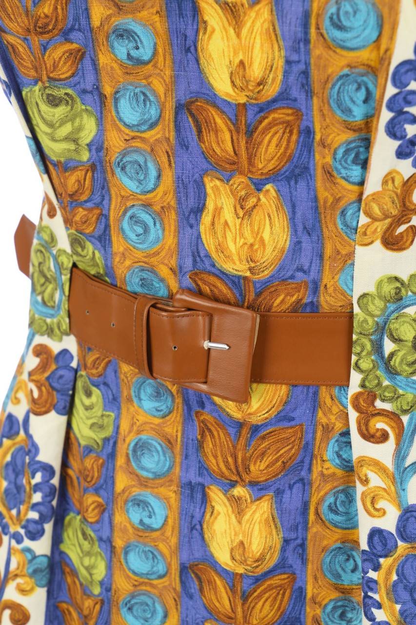 Carou VINTAGE Kleid Mit Floralem Muster