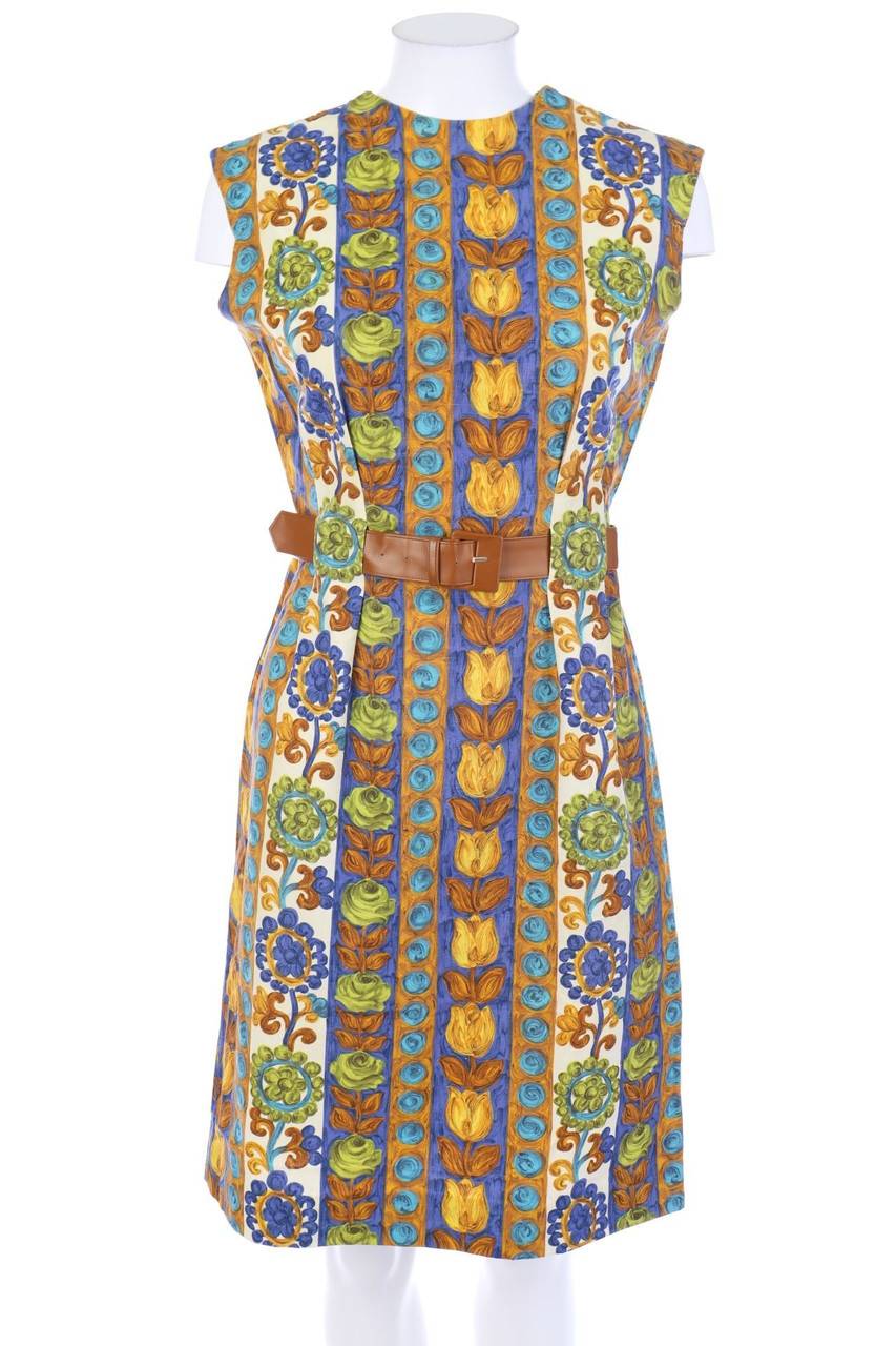 Carou VINTAGE Kleid mit floralem Muster