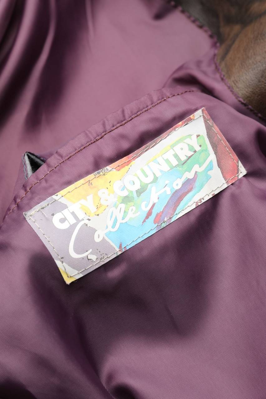 Carou VINTAGE Kunstlederjacke