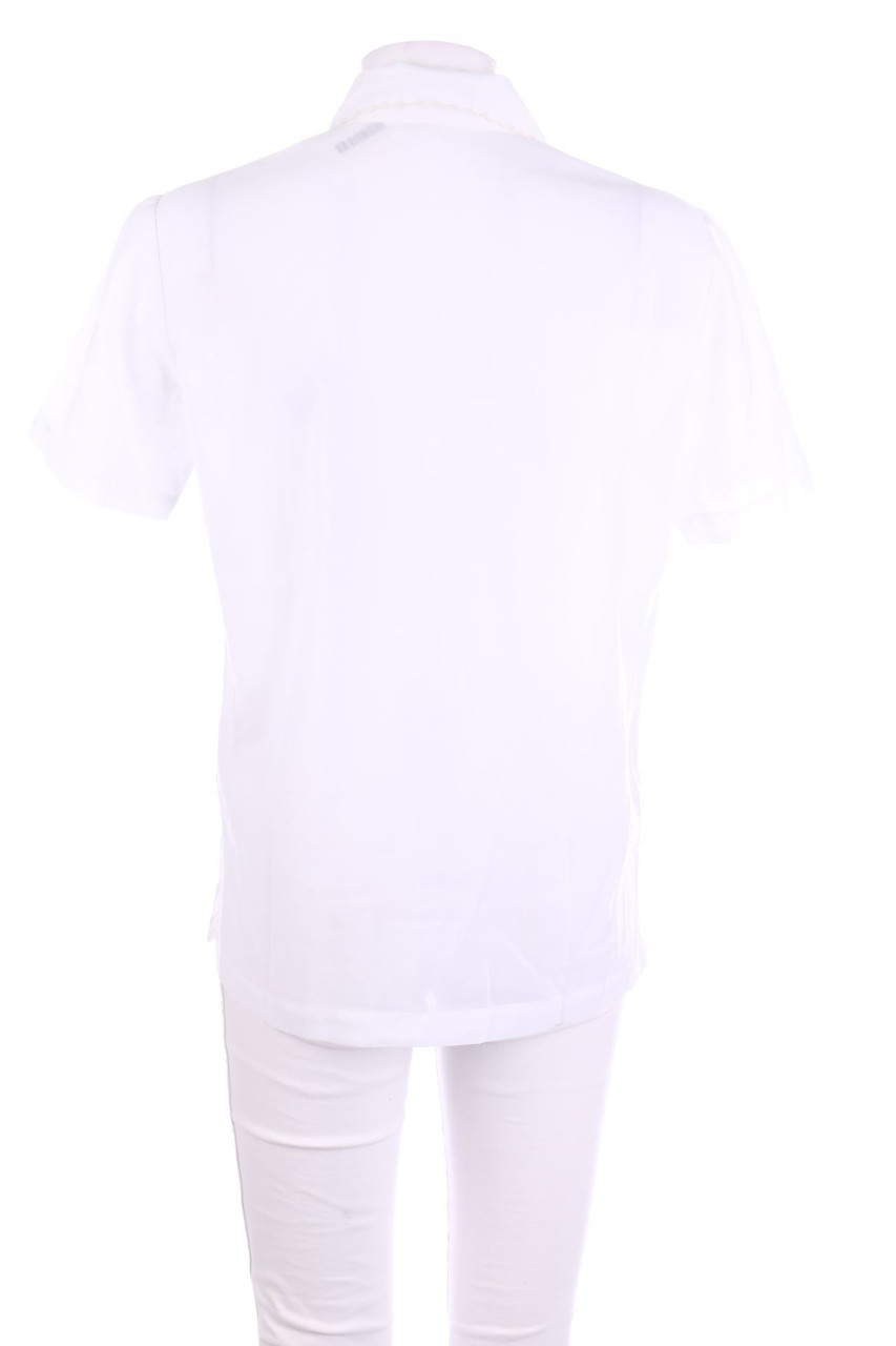 Carou VINTAGE Kurzarm-Bluse Mit Stickereien