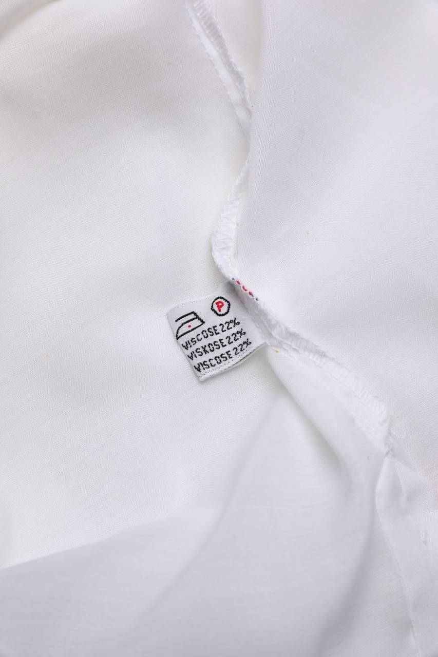 Carou VINTAGE Kurzarm-Bluse Mit Stickereien