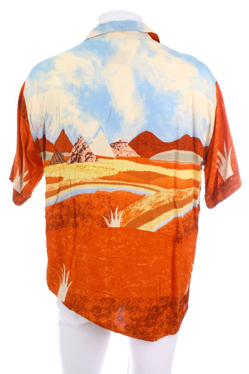 Carou VINTAGE Kurzarm-Hemd Mit Print