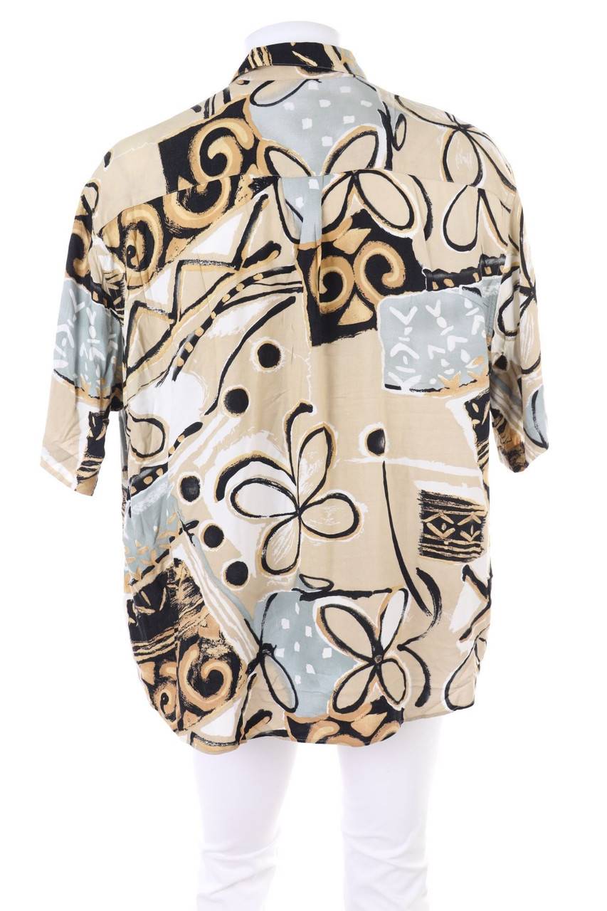 Carou VINTAGE Kurzarm-Hemd Mit Print