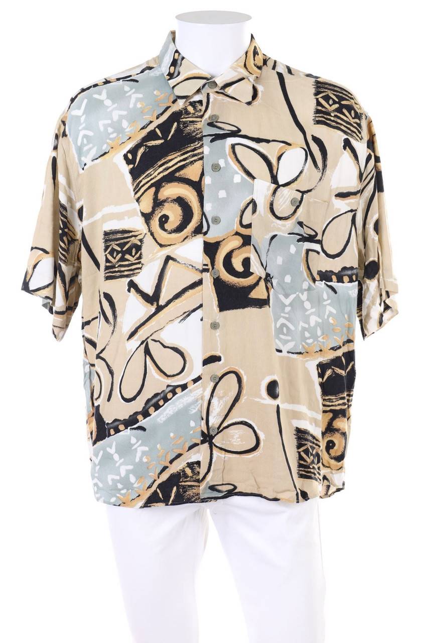 Carou VINTAGE Kurzarm-Hemd mit Print
