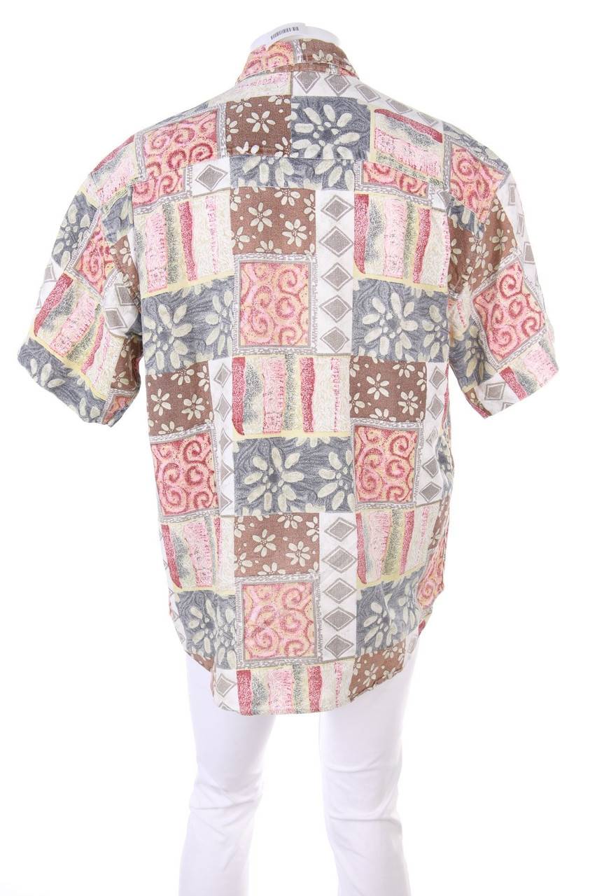 Carou VINTAGE Kurzarm-Hemd Mit Print