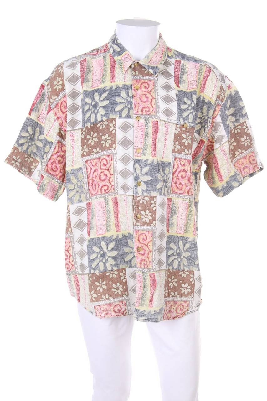 Carou VINTAGE Kurzarm-Hemd mit Print