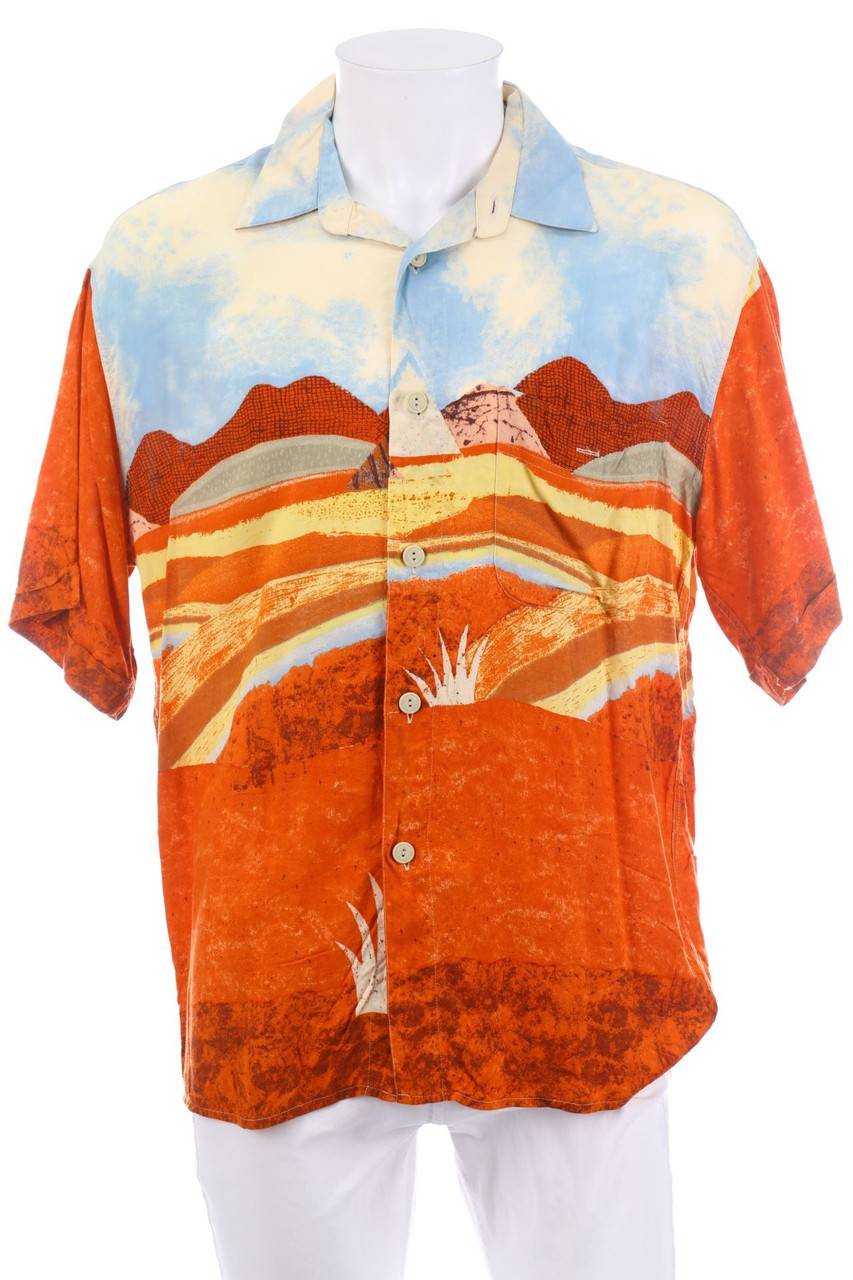 Carou VINTAGE Kurzarm-Hemd mit Print