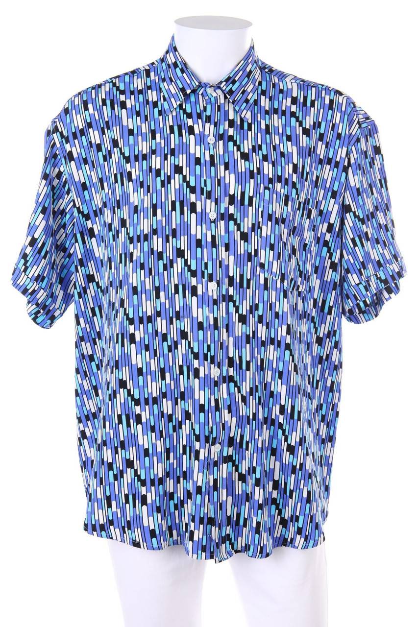 Carou VINTAGE Kurzarm-Hemd mit Streifen