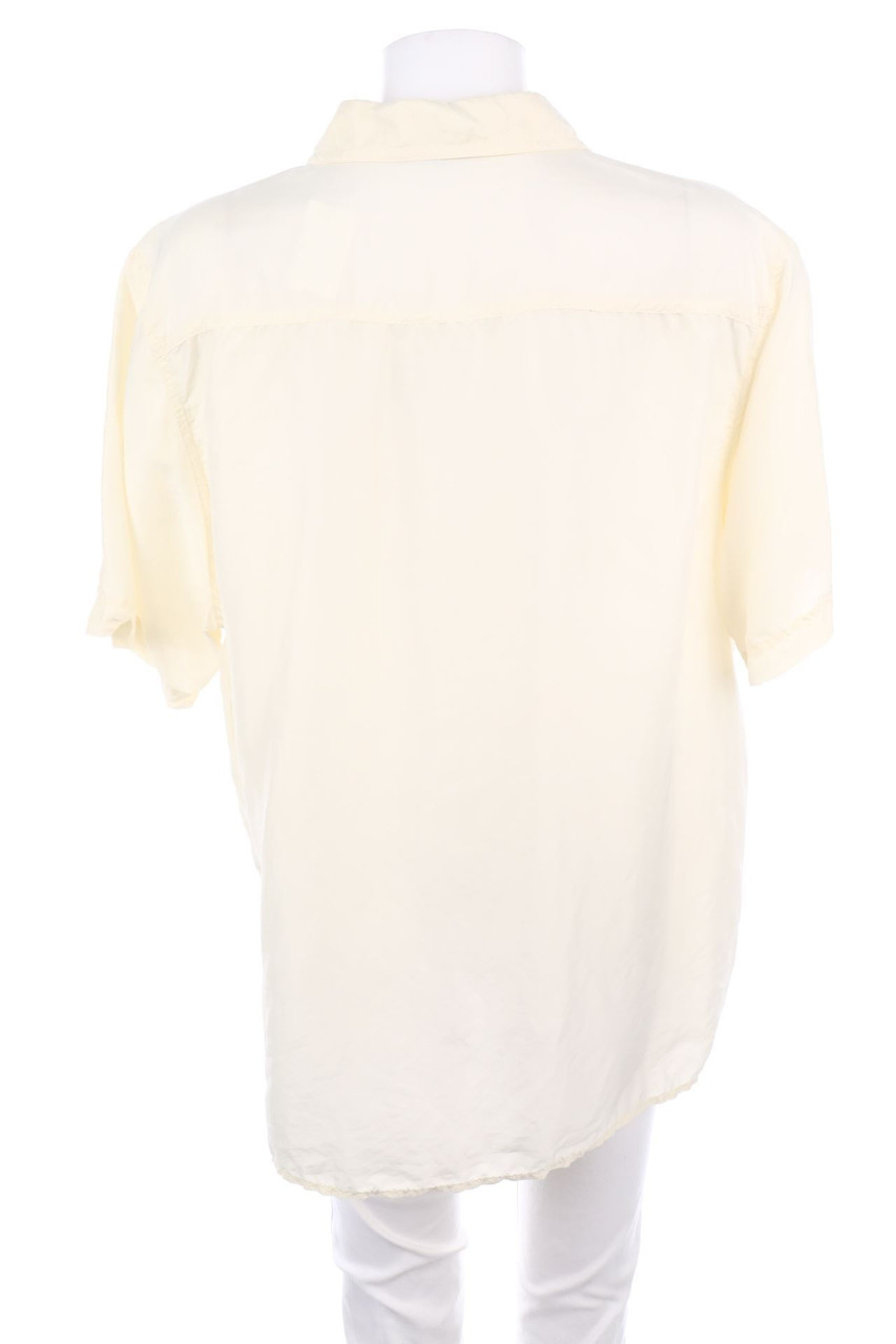 Carou VINTAGE Kurzarm-Seiden-Bluse