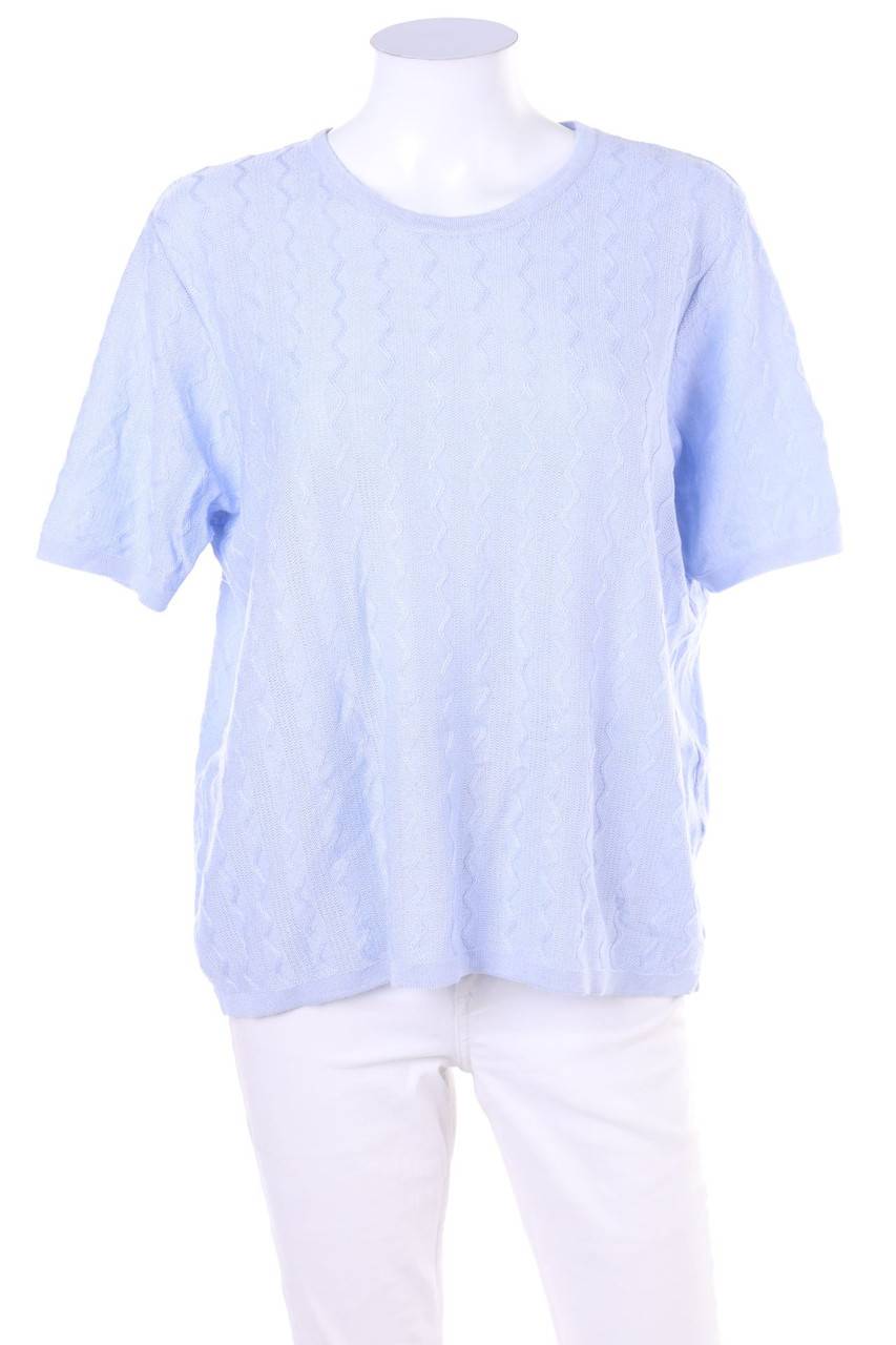 Carou VINTAGE Kurzarm-Strick-Pullover