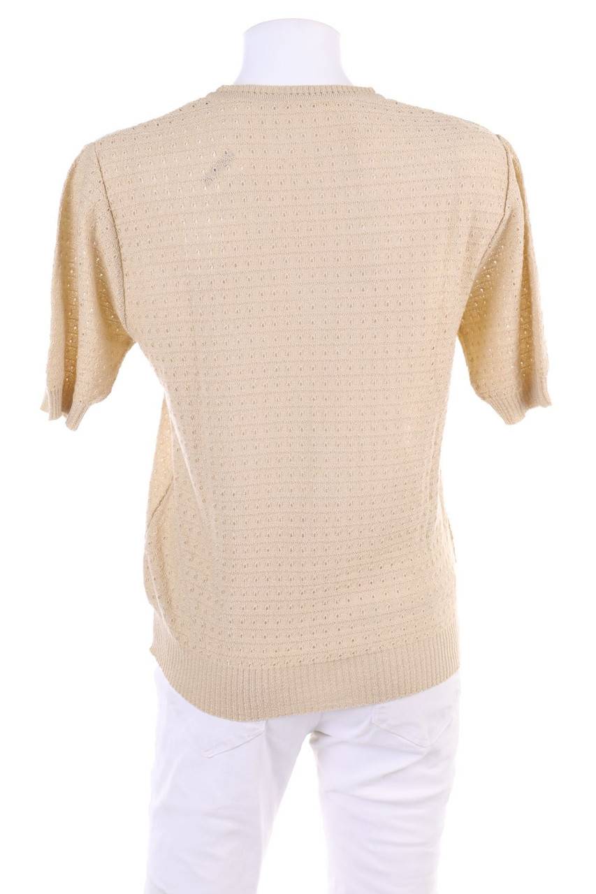 Carou VINTAGE Kurzarm-Strick-Pullover